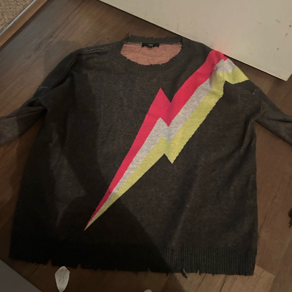 Lightning bolt sweater